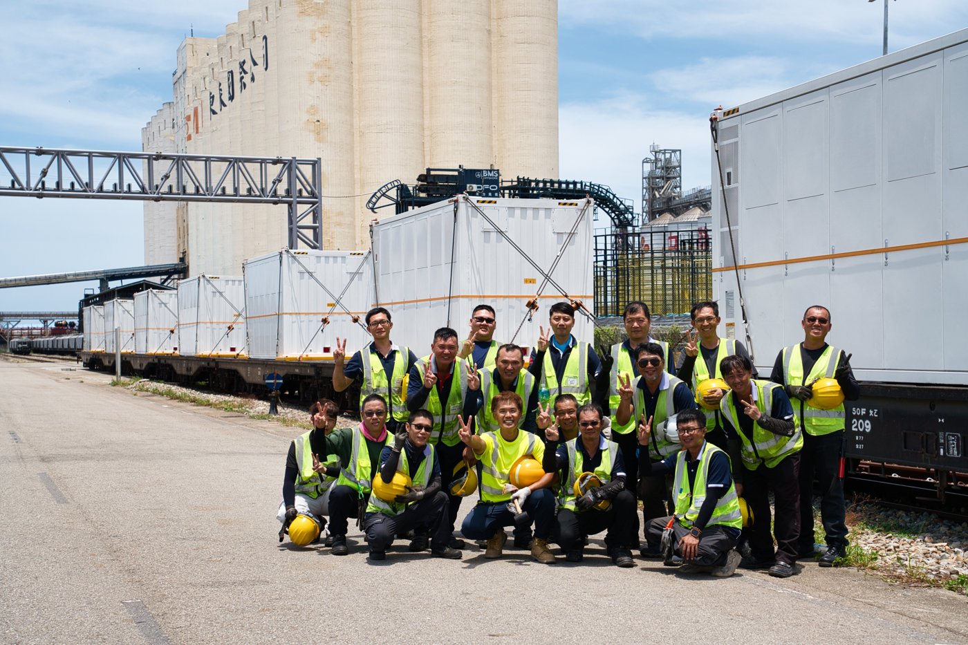 AuNexus Taitung site project crew